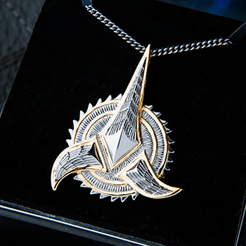 Klingon Necklace Star Trek Jewelry