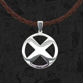 X-Men Logo Necklace Marvel Jewelry