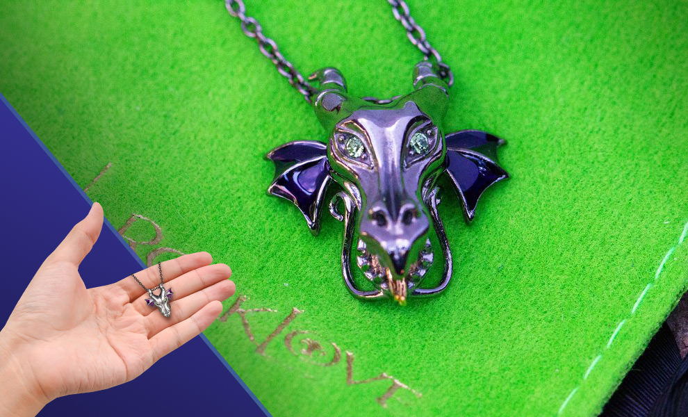 Maleficent Dragon Pendant Disney Jewelry