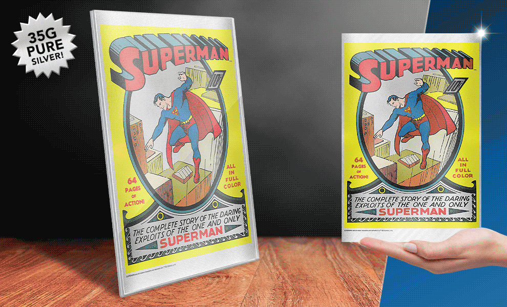 Superman #1 Silver Foil DC Comics Silver Collectible