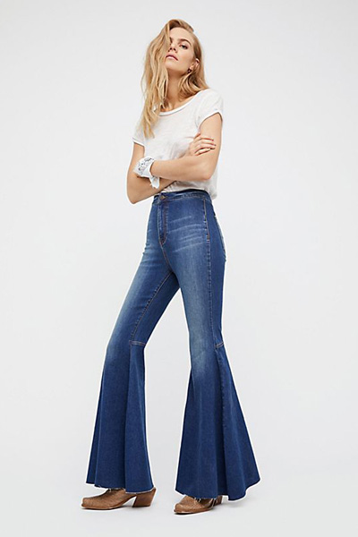 Free People Just Float On Flare Jeans | ProShopaholic.com