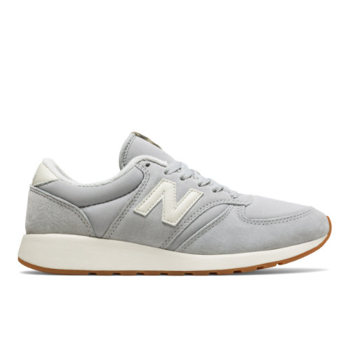New Balance 420 Re-Engineered Women's Sport Style Sneakers Shoes - Grey / Off White (WRL420TA)