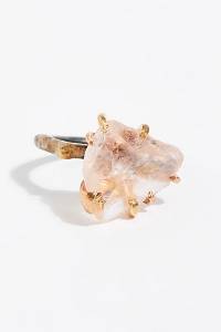 Variance Objects Raw Morganite Ring