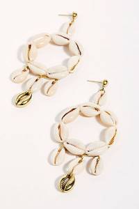 Lena Bernard Hoop Earrings "Shell"