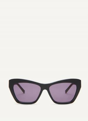DKNY Women's Sporty Round Sunglasses in Black