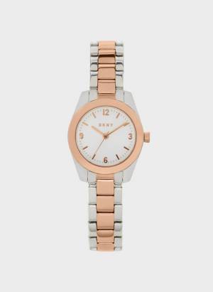 DKNY Women's Nolita Link Bracelet Watch in Pink