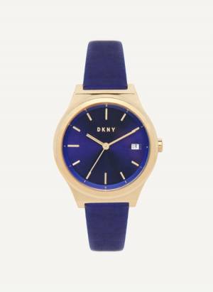DKNY Women's Parsons 34 Mm Watch in Yellow