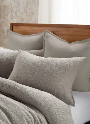 DKNY Pure Texture Duvet Sham Grey