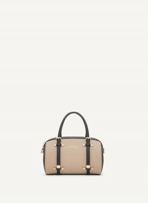 DKNY Women's Bo Mini Duffle Crossbody Bag in Brown