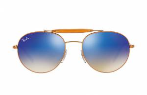 Ray-Ban Rb3540 Bronze-Copper, Blue Lenses - RB3540
