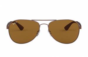 Ray-Ban Rb3549 Brown, Polarized Brown Lenses - RB3549