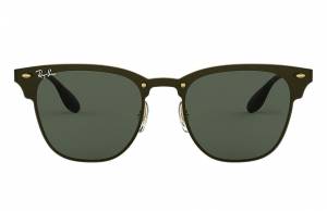 Ray-Ban Blaze Clubmaster Gold, Green Lenses - RB3576N