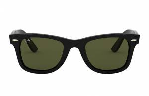 Ray-Ban Wayfarer Ease Black, Polarized Green Lenses - RB4340
