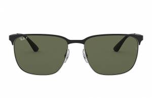Ray-Ban Rb3569 Black, Polarized Green Lenses - RB3569