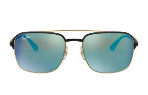 Ray-Ban Rb3570 Black, Blue Lenses - RB3570