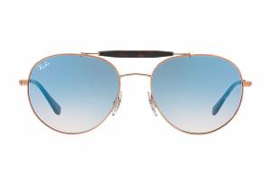 Ray-Ban Rb3540 Bronze-Copper, Sky Blue Lenses - RB3540