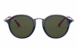 Ray-Ban Rb2447nm Scuderia Ferrari Collection Gunmetal, Green Lenses - RB2447NM