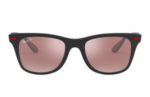 Ray-Ban Rb4195m Scuderia Ferrari Collection Black, Polarized Gray Lenses - RB4195M