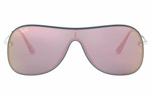 Ray-Ban Rb4311n White, Pink Lenses - RB4311N