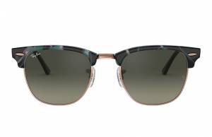 Ray-Ban Clubmaster Fleck Black, Gray Lenses - RB3016