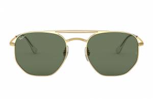Ray-Ban Rb3609 Gold, Green Lenses - RB3609