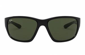 Ray-Ban Rb4300 Black, Green Lenses - RB4300