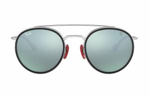Ray-Ban Rb3647m Scuderia Ferrari Collection Silver, Gray Lenses - RB3647M