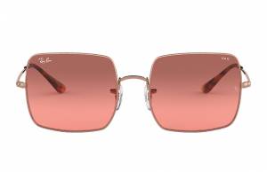 Ray-Ban Square 1971 Washed Evolve Bronze-Copper, Red Lenses - RB1971