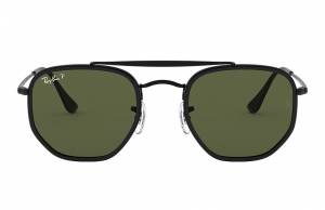 Ray-Ban Marshal II Black, Polarized Green Lenses - RB3648M