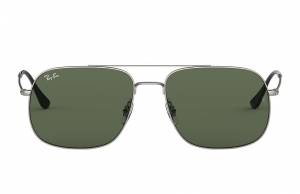 Ray-Ban Rb3595 Silver, Green Lenses - RB3595