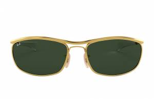 Ray-Ban Olympian I Deluxe Gold, Green Lenses - RB3119M