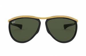 Ray-Ban Aviator Olympian Gold, Green Lenses - RB2219