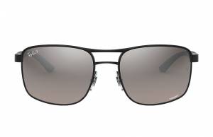 Ray-Ban Rb3660 Chromance Brushed Silver, Polarized Grey Lenses - RB3660CH