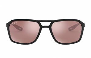 Ray-Ban Rb4329m Scuderia Ferrari Collection Rubber Red, Polarized Grey Lenses - RB4329M