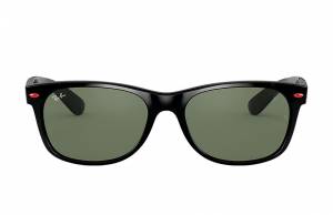 Ray-Ban Rb2132m Scuderia Ferrari Collection Black, Green Lenses - RB2132M