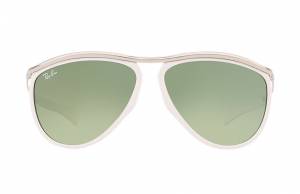 Ray-Ban Olympian Aviator Hd60 Silver, Green Lenses - RB2219