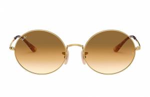 Ray-Ban Oval 1970 Gold, Brown Lenses - RB1970