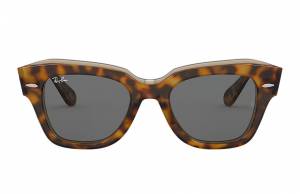 Ray-Ban State Street Tortoise, Grey Lenses - RB2186