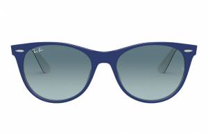 Ray-Ban Wayfarer II Classic Blue, Blue Lenses - RB2185
