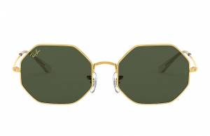 Ray-Ban Octagon 1972 Legend Gold Gold, Green Lenses - RB1972