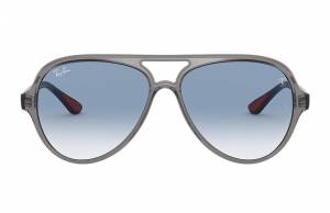 Ray-Ban Rb4125m Scuderia Ferrari Collection Grey, Blue Lenses - RB4125M