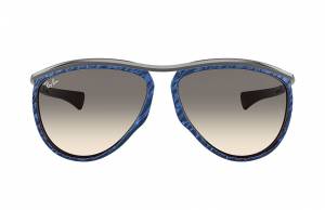 Ray-Ban Olympian Aviator Gunmetal, Gray Lenses - RB2219