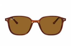 Ray-Ban Leonard Striped Havana, Brown Lenses - RB2193