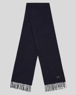7 For All Mankind Cashmere Blend Scarf in Navy