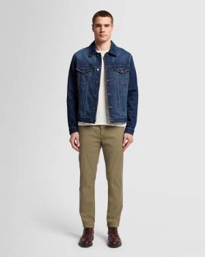 7 For All Mankind Weightless Adrien Chino in Moss