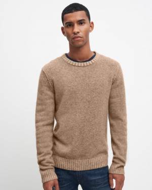 7 For All Mankind Reversible Cashmere Sweater In Camel/Black