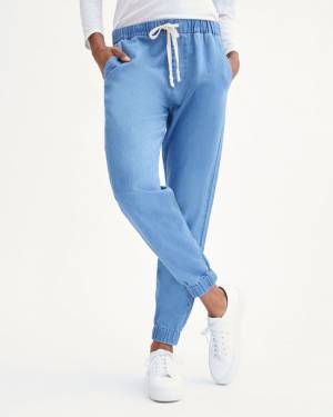 7 For All Mankind Drawstring Jogger in Maui
