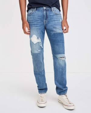 7 For All Mankind The Straight With Reinforced Back Pocket In Eagle Rock