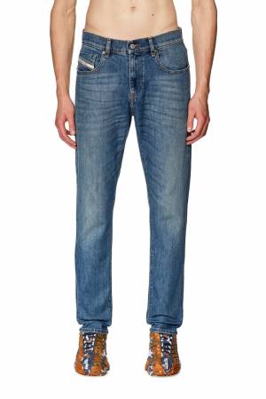 Diesel Men Slim Jeans - 2019 D-Strukt - Blue (09F88)