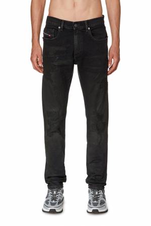 Diesel Men Slim Jeans - 2019 D-Strukt - Black (E0ZT9)
